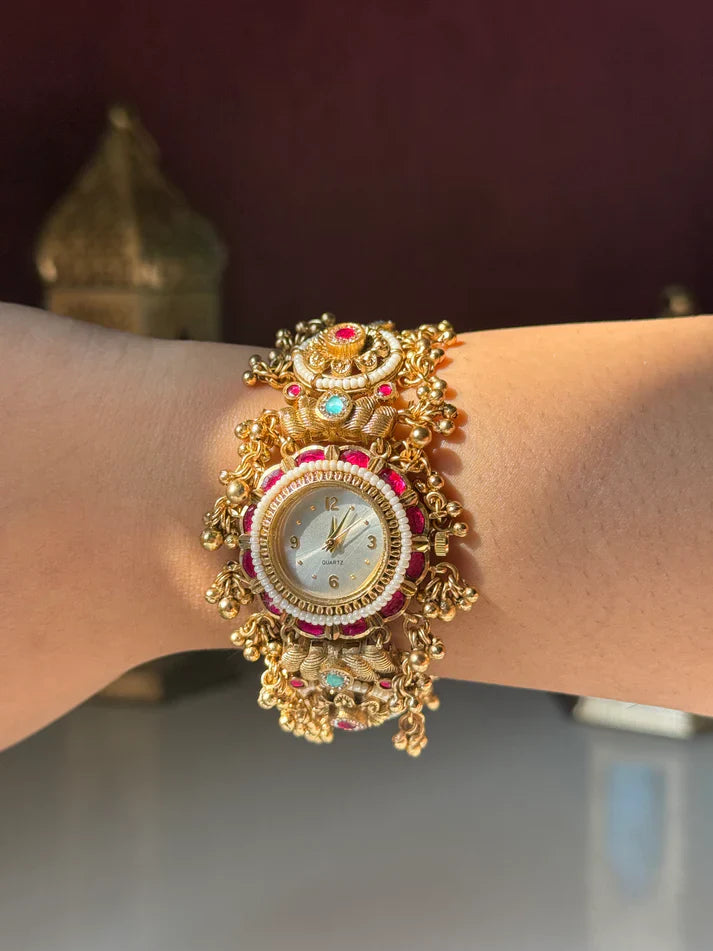 Royal Kashmiri "Mastani" Antique Heritage Bracelet Watch