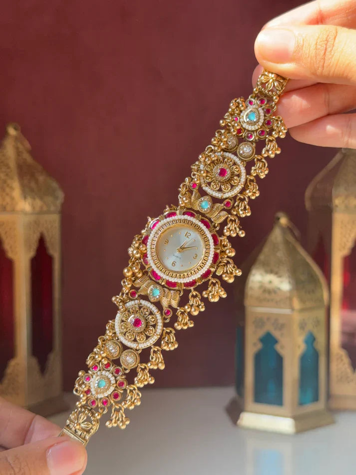 Royal Kashmiri "Mastani" Antique Heritage Bracelet Watch
