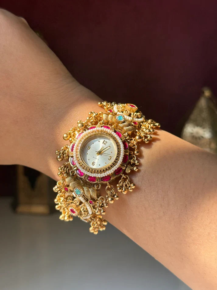Royal Kashmiri "Mastani" Antique Heritage Bracelet Watch