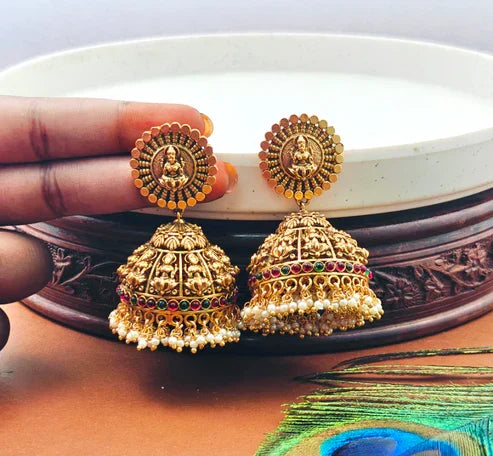 Antique Lakshmi Jhumkas